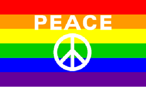 Rainbow Peace Symbol