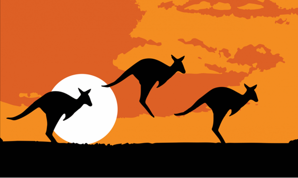 Kangaroo Silhouette