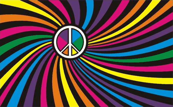 Rainbow Swirl Peace