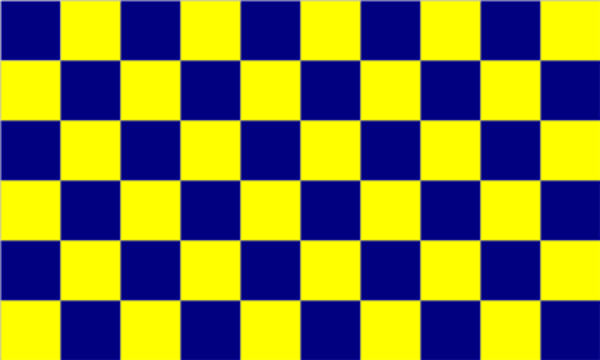 Chequered Blue Yellow