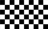 Chequered Black White